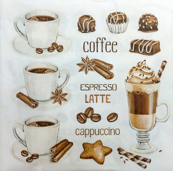COFFEE CUPS & CHOCOLATE SWEETS