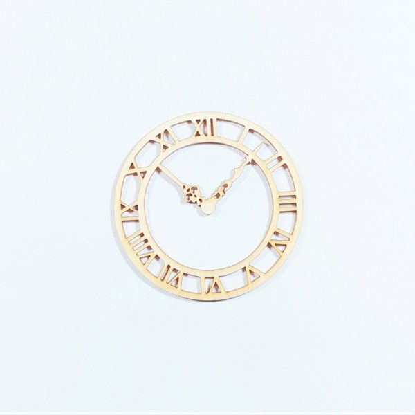 SILUETA RELOJ MADERA PEQUEÑA