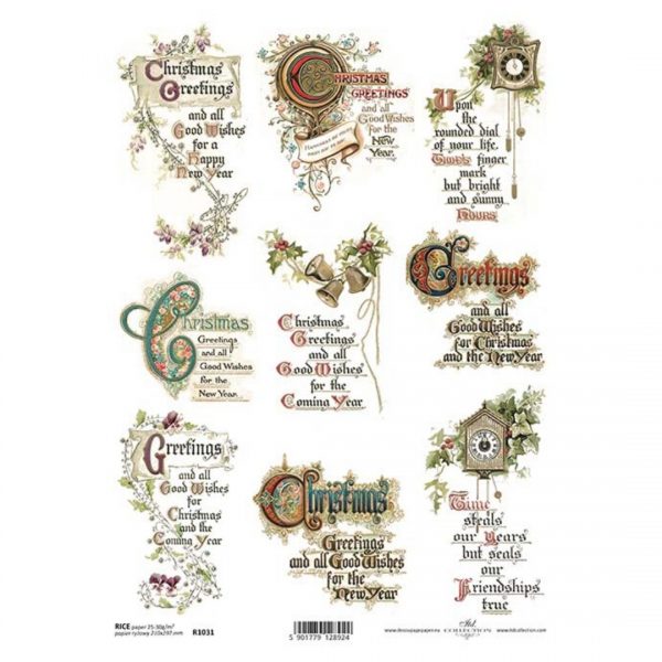 VINTAGE CHRISTMAS GREETINGS