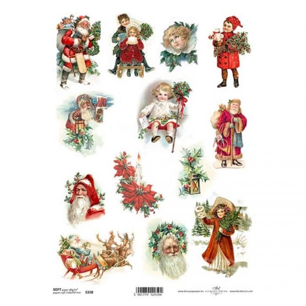SANTA AND KIDS VINTAGE