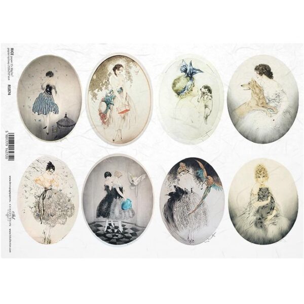 VINTAGE LADY MEDALLION