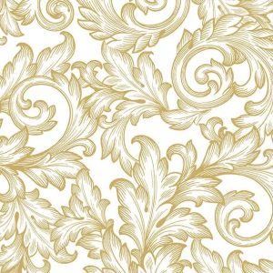 BAROQUE GOLD WHITE